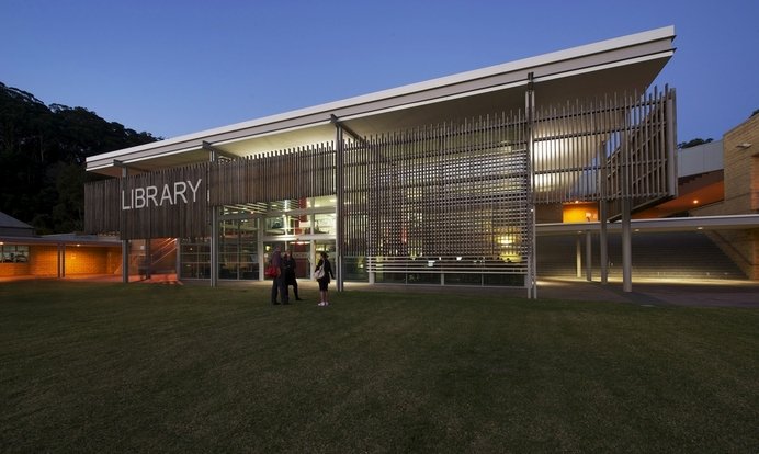 Ourimbah Library Extension - Webber Architects