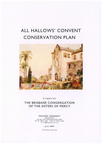 Conservation Studies - Michael Kennedy Architect