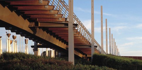 Birrarung Marr Footbridge and Bells - Sally Draper Architects