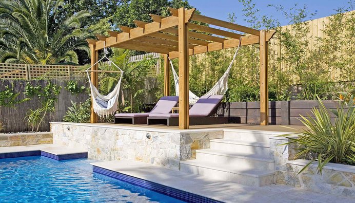 pool and Cabana - Cradle Design