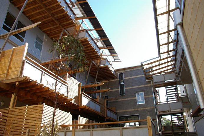 Affordable Eco-Housing, Whitmore Sqare (Ivaritji) - Troppo Architects (SA)