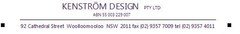 Kenstrom Design Pty Ltd logo