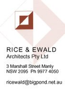 Rice & Ewald Architects Pty Ltd logo