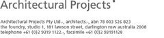 Architectural Projects Pty Ltd logo
