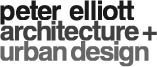 Peter Elliott Architecture + Urban Design logo