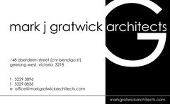 Mark Gratwick Architects logo