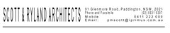 Scott & Ryland Architects logo