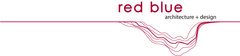 red blue architecture + design logo