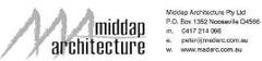 Middap Architecture Pty Ltd logo
