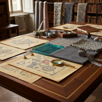 Pattern Libraries and the Long Memory of Silk Design: From the Leman Album to Custom Interiors